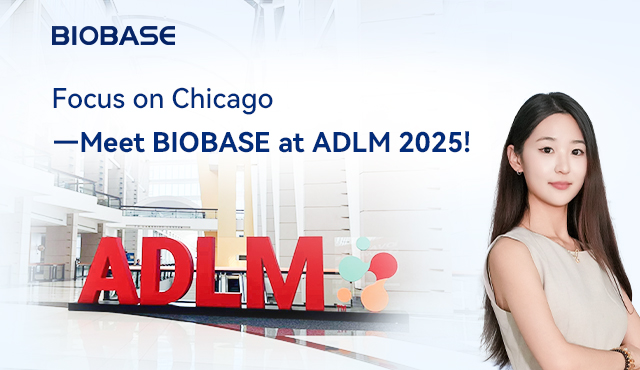 시카고에 집중하십시오 - ADLM 2025에서 미트 바이오베이스! 