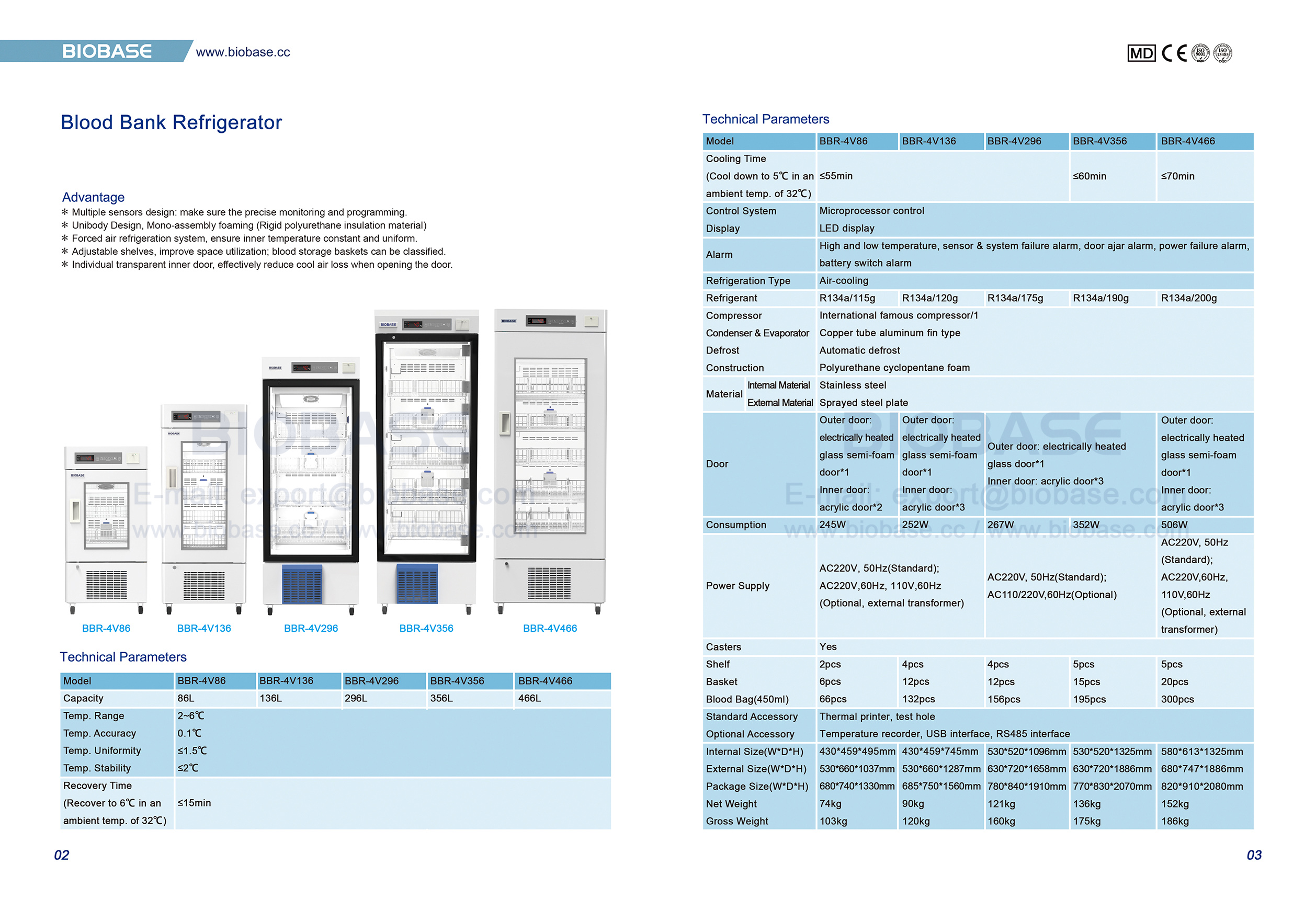 2-3 혈액 은행 냉장고