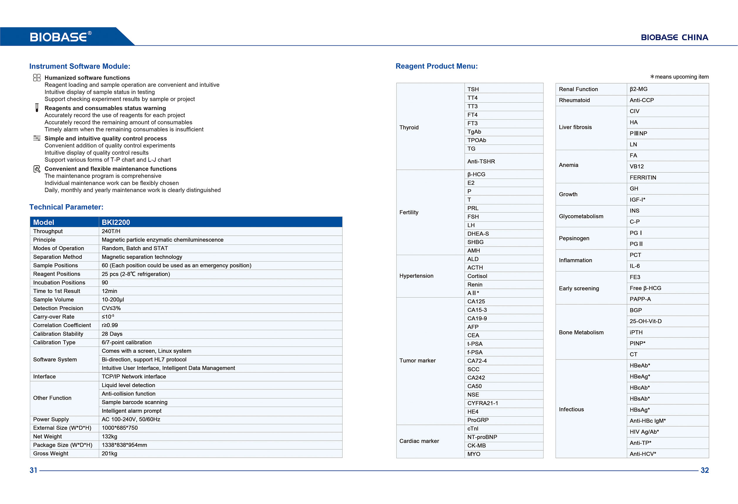 31-32 자동 화학발광 면역측정 시스템 BKI2200 2
